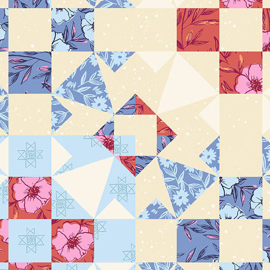 **PREORDER** Garden Blocks in DENIM | Petals and Stitches