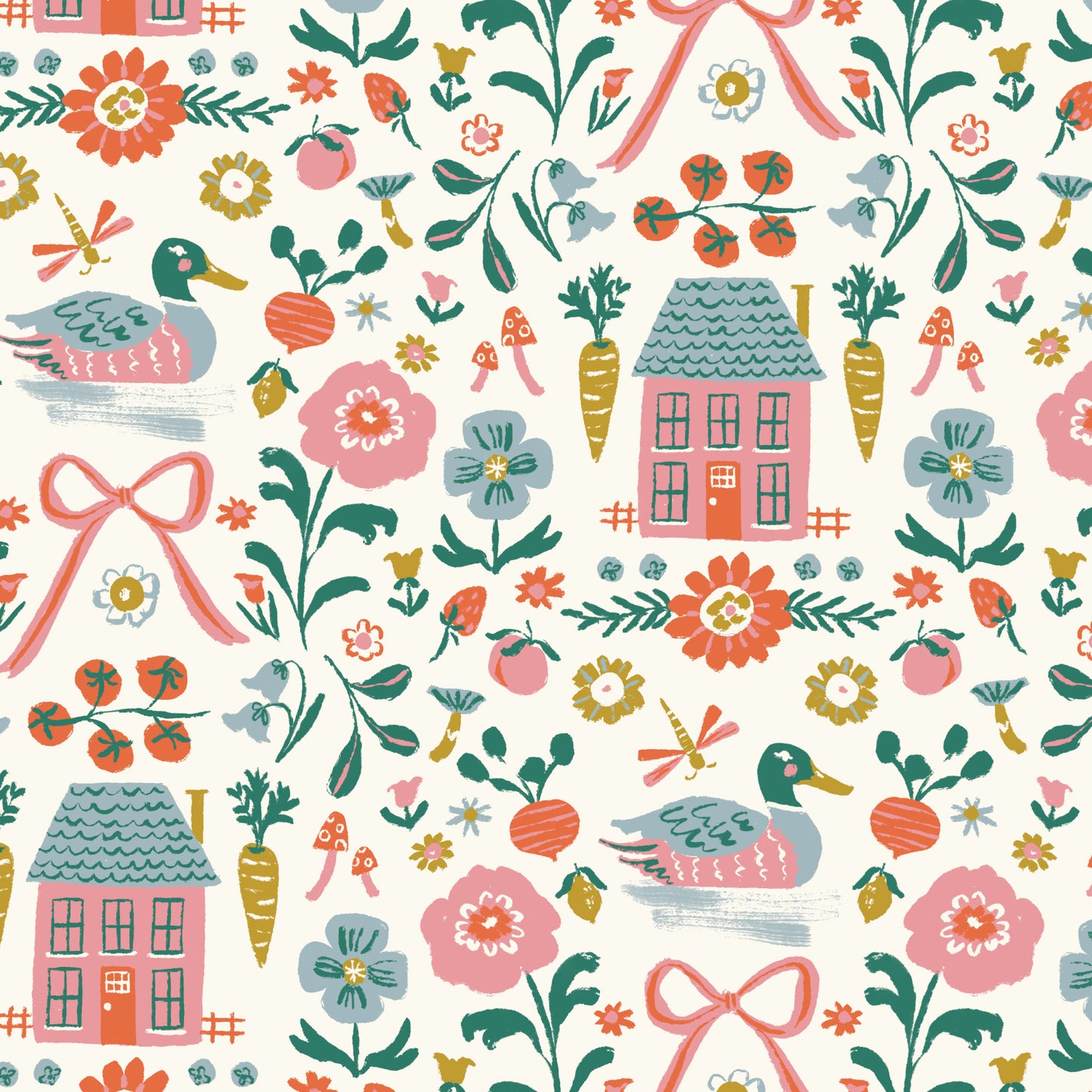 Homestead IVORY - Happy Homestead | Cloud9 Fabrics
