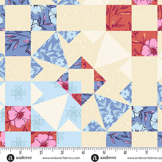 Garden Blocks in DENIM | Petals and Stitches