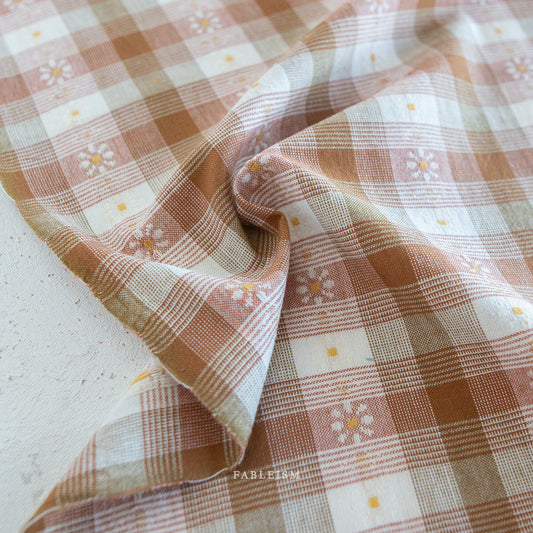 Daisy Plaid in ROSE GOLD - Golden Hour | Fableism