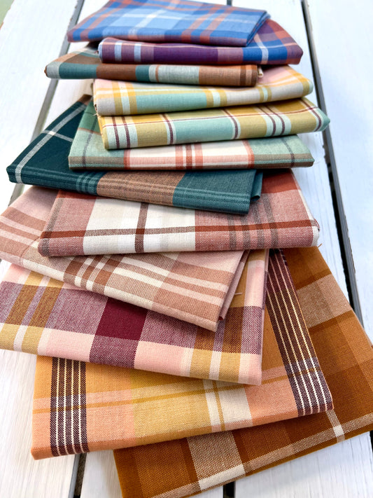 Arcade Plaid Wovens - Fableism | BHQ Fabric Bundle - 12 piece