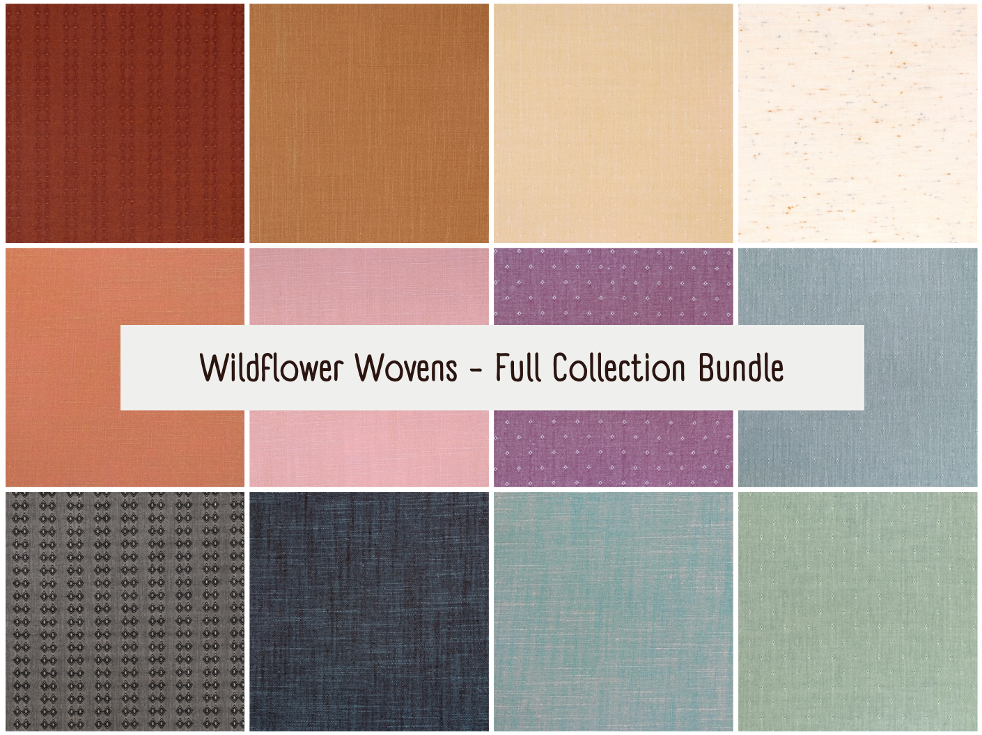 Wildflower Wovens by Suzy Quilts - Full Collection Bundle | AGF