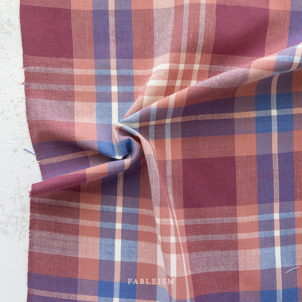 ** PREORDER ** Arcade Plaid Woven - GARNET