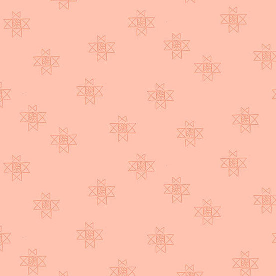 Ohio Star in CORAL | Petals and Stitches