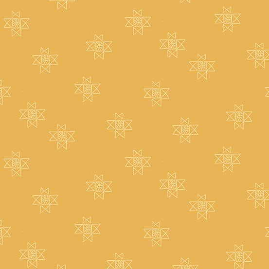 Ohio Star in GOLD | Petals and Stitches