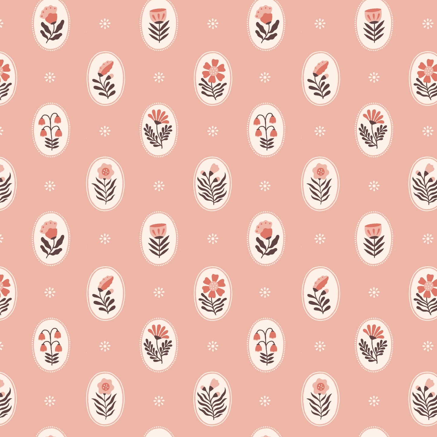 **PREORDER** Vera in DUSTY ROSE - Cottage Blooms | Cloud9 Fabrics
