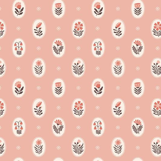 **PREORDER** Vera in DUSTY ROSE - Cottage Blooms | Cloud9 Fabrics
