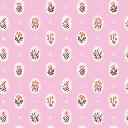 **PREORDER** Vera in BUBBLEGUM - Cottage Blooms | Cloud9 Fabrics
