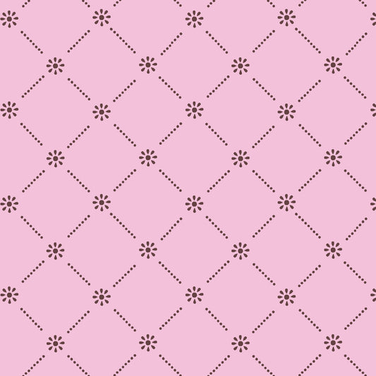 **PREORDER** Stripple in BUBBLEGUM - Cottage Blooms | Cloud9 Fabrics