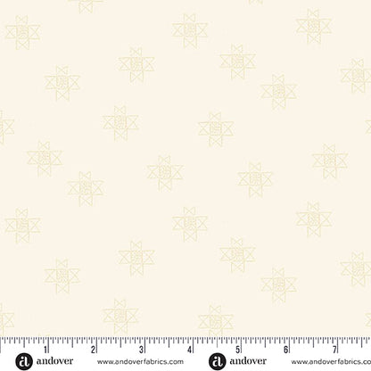 Ohio Star in CREAM | Petals and Stitches