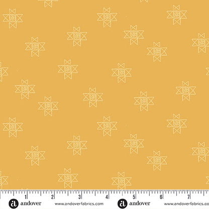 Ohio Star in GOLD | Petals and Stitches