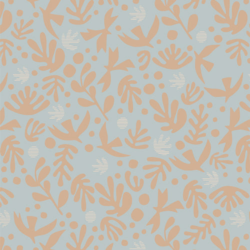 Boho Birds GLACIER - Duval by Suzy Quilts | AGF