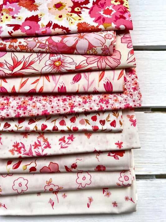 Bloomcore in Blush by Art Gallery Fabrics | Fat Quarter Bundle