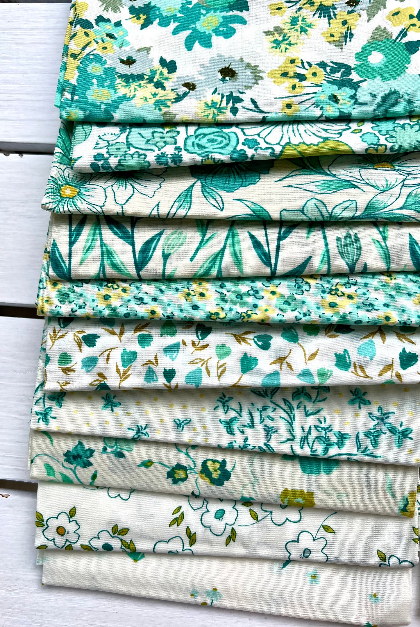 Bloomcore in Lagoon by Art Gallery Fabrics | Fat Quarter Bundle