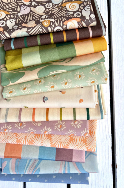 SNAILS DRIFTWOOD  - Slow Summer by Suzy Quilts | AGF