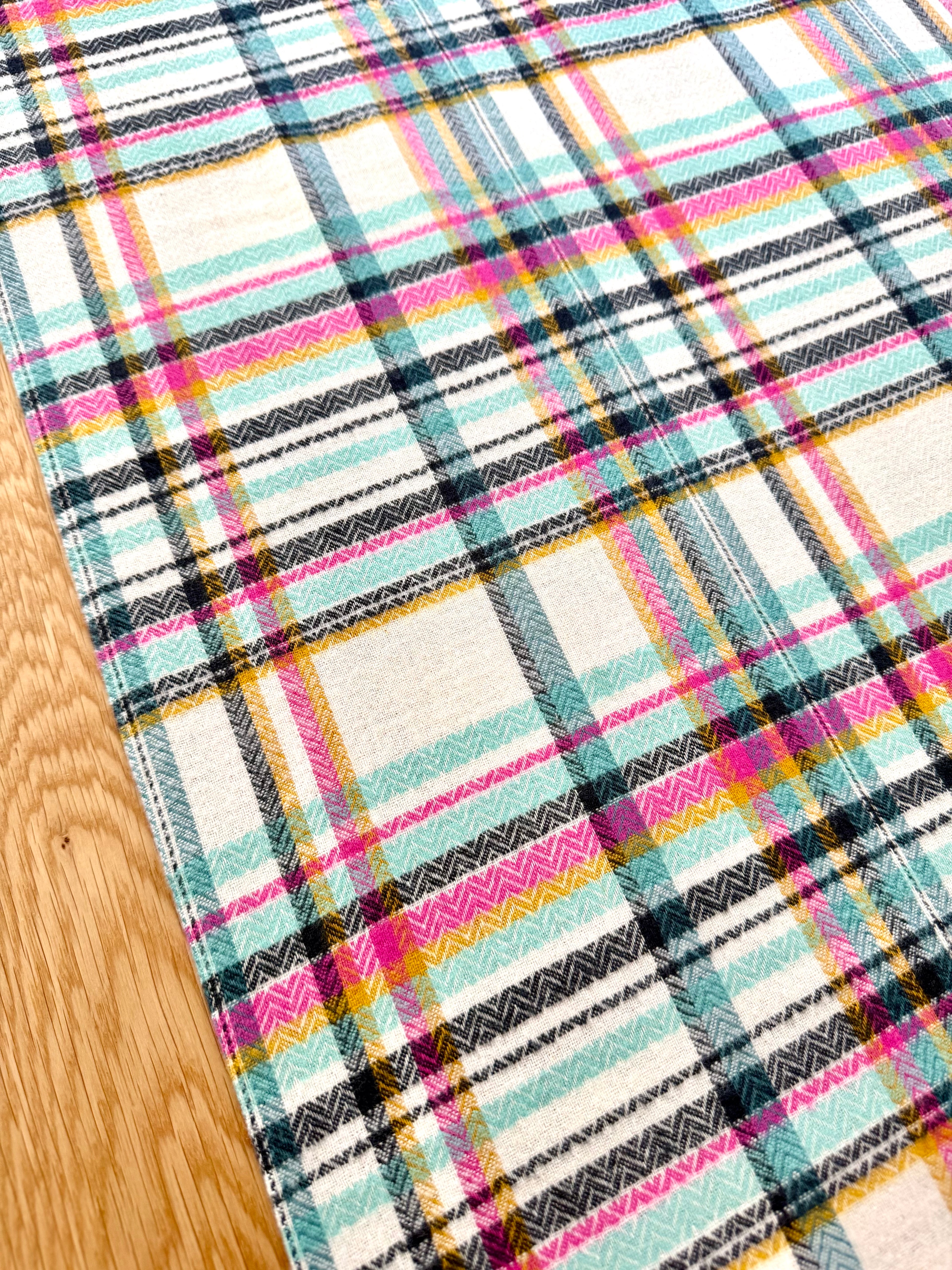 Sketch Plaid Tealberry - Highlands Woven FLANNEL | AGF