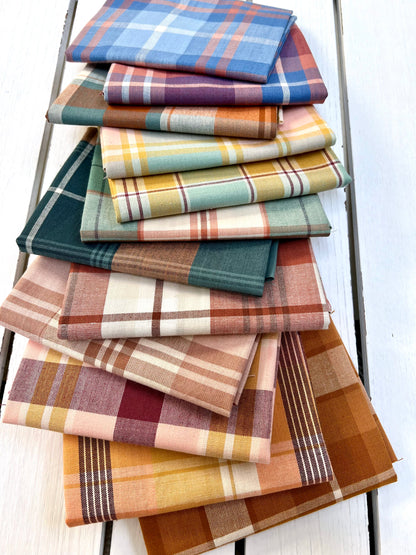 Arcade Plaid Wovens - Fableism | BHQ Fabric Bundle - 12 piece