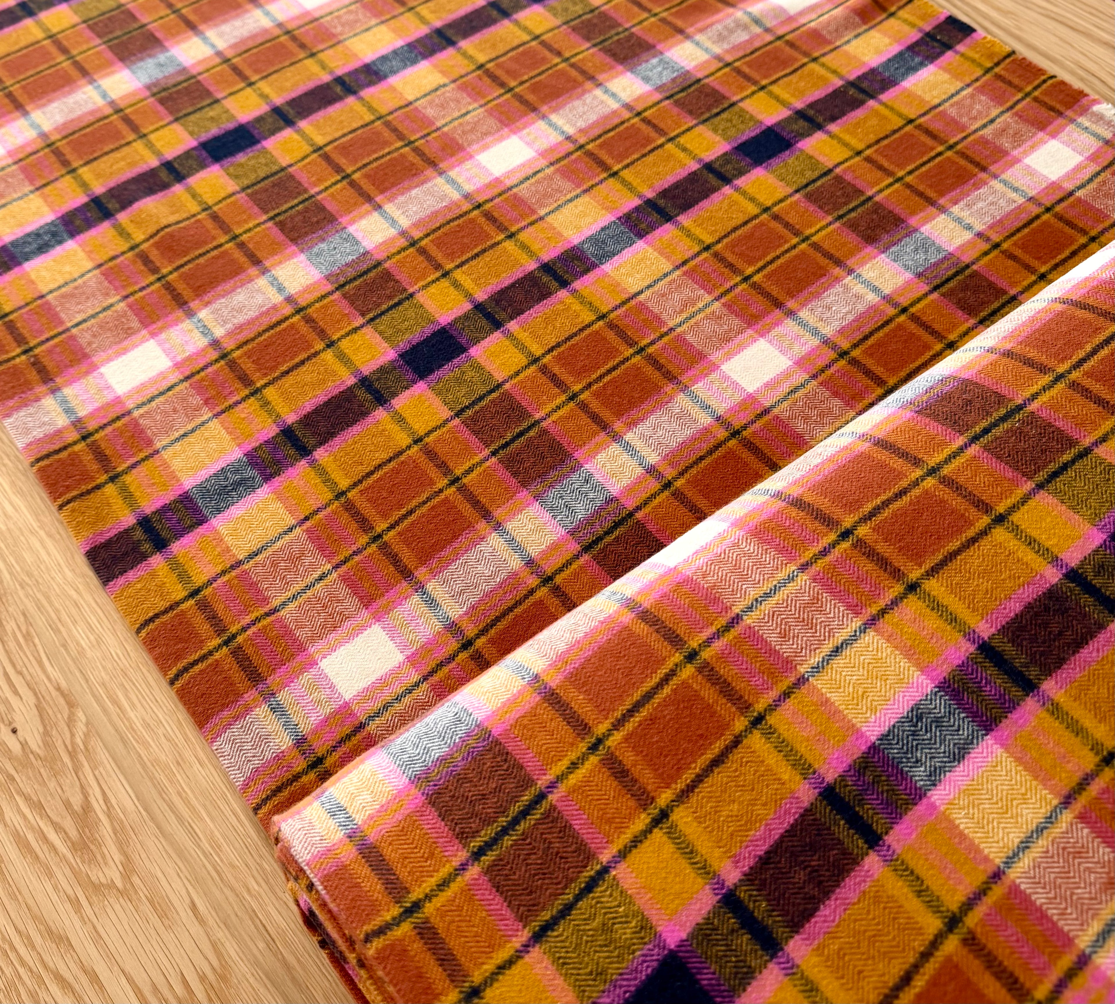 Chevron Plaid Toffee - Highlands Woven FLANNEL | AGF