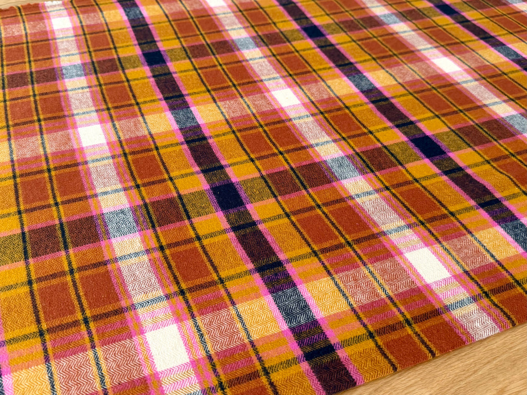 Chevron Plaid Toffee - Highlands Woven FLANNEL | AGF