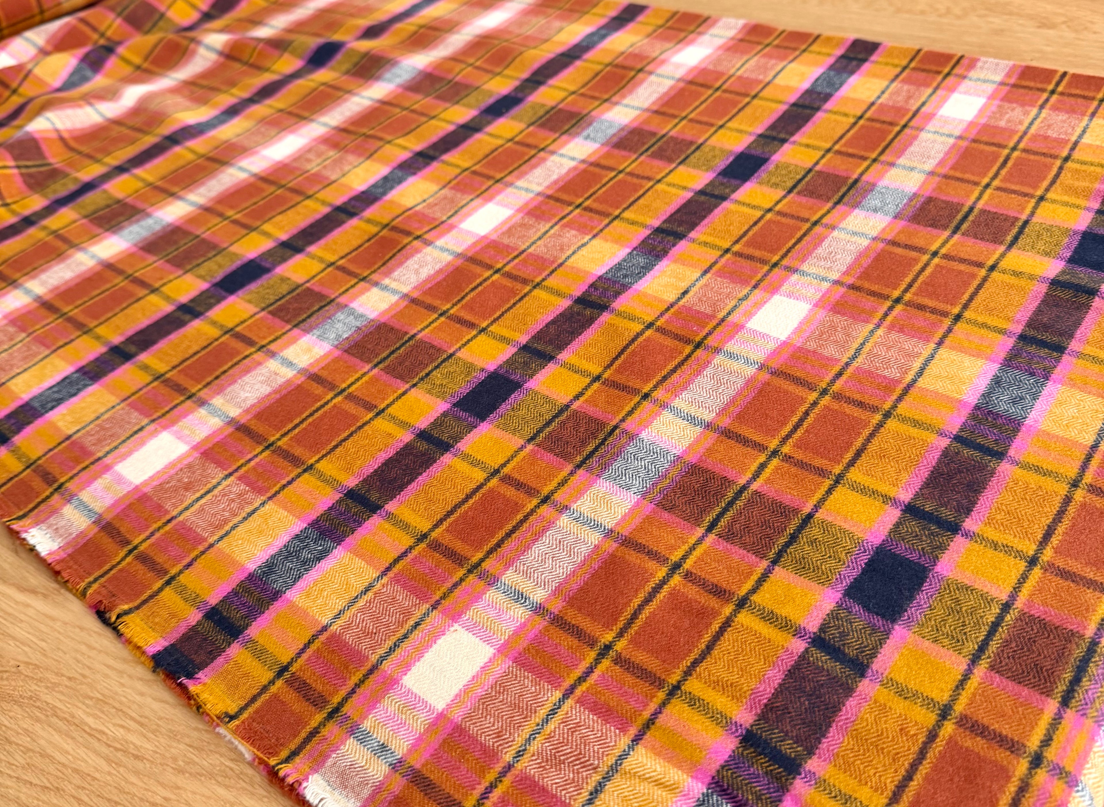 Chevron Plaid Toffee - Highlands Woven FLANNEL | AGF