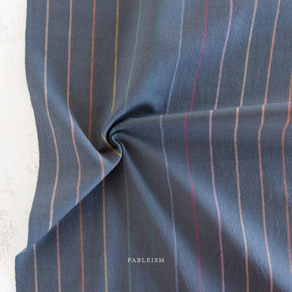 Skinny Stripe in DARK RAINBOW | Lucky Loom