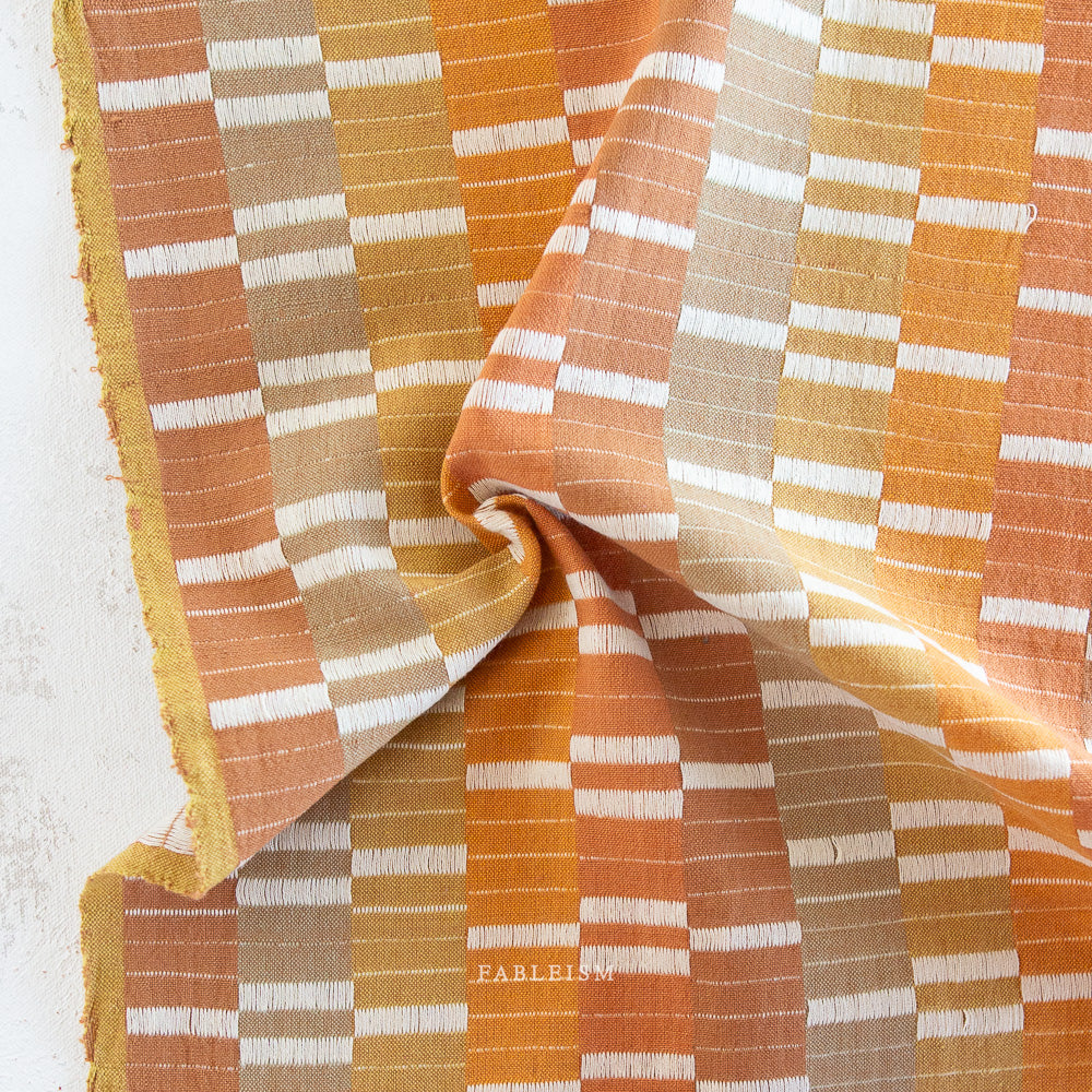 Southwest Stripe in SADDLE | Lucky Loom