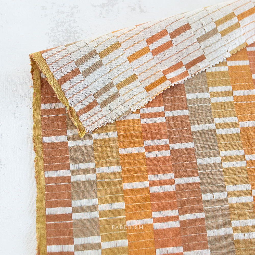 Southwest Stripe in SADDLE | Lucky Loom