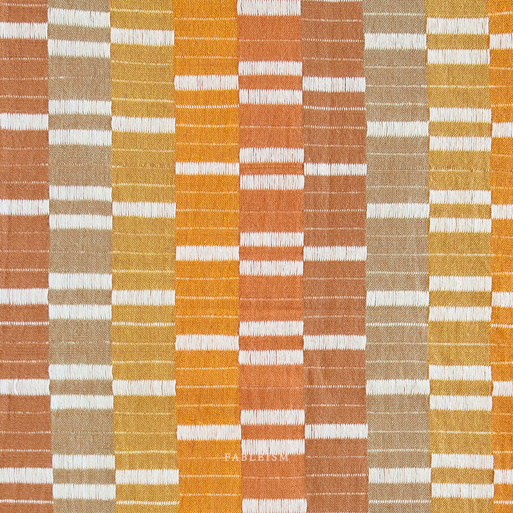 Southwest Stripe in SADDLE | Lucky Loom