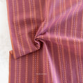 Stitch Stripe in BLACKBERRY | Lucky Loom