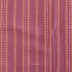 Stitch Stripe in BLACKBERRY | Lucky Loom