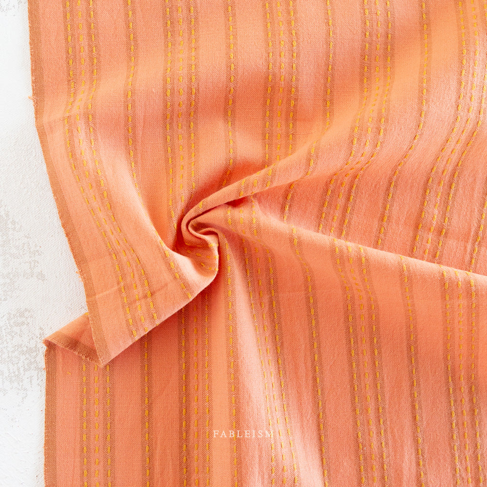 Stitch Stripe in GINGER | Lucky Loom
