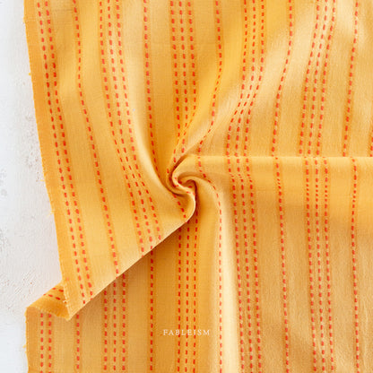 Stitch Stripe in TUMERIC | Lucky Loom
