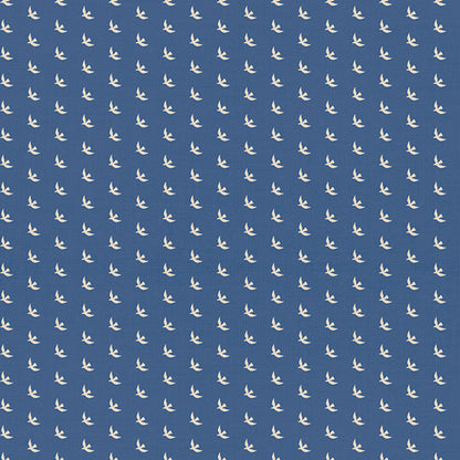 **PREORDER**  Birds in Blue Jay - Picnic Wovens by Suzy Quilts | Art Gallery Fabrics