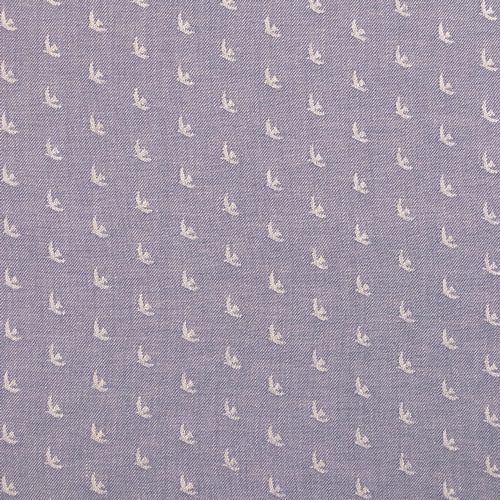 Birds in Blue Jay - Picnic Wovens by Suzy Quilts | Art Gallery Fabrics