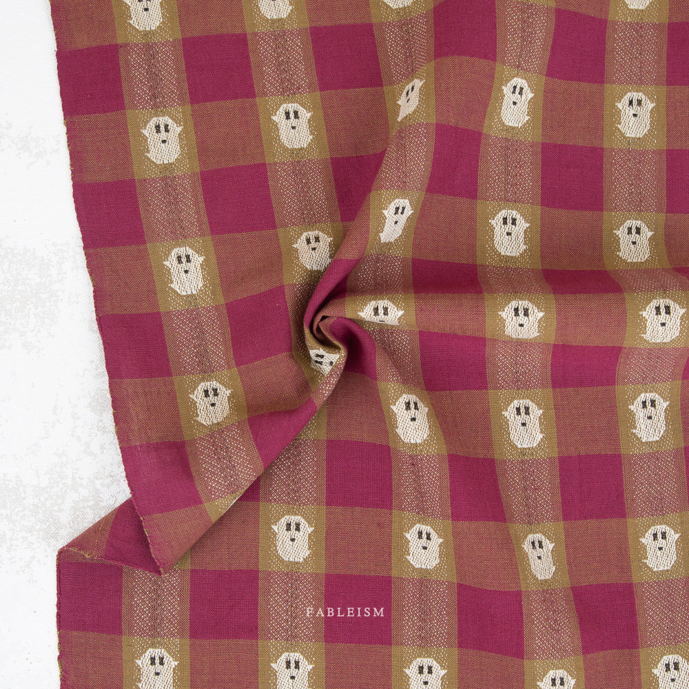 ** PREORDER **  Ghostie Gingham in Berry - Shadow Hill | Fableism