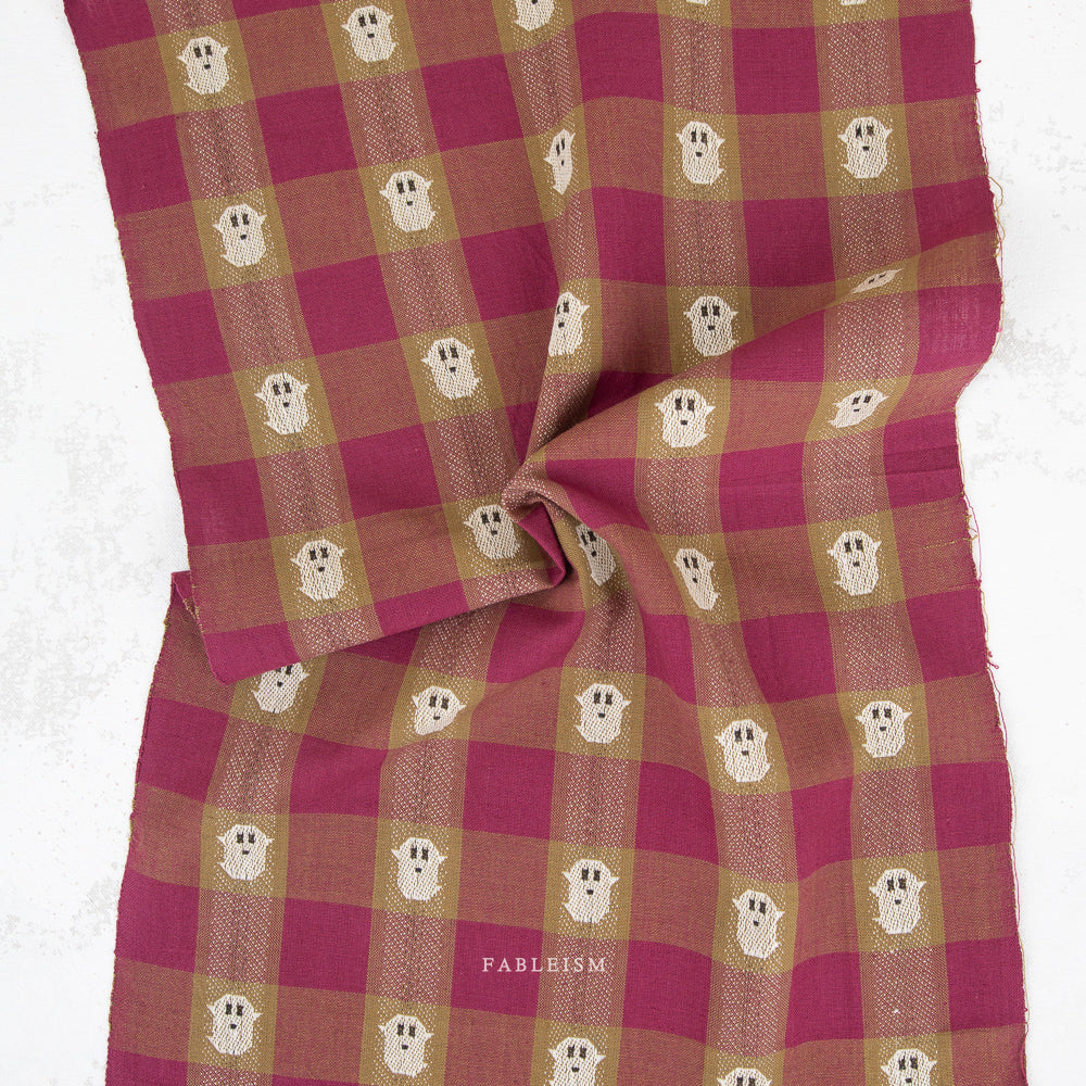 ** PREORDER **  Ghostie Gingham in Berry - Shadow Hill | Fableism