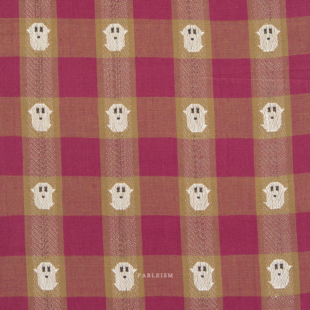 ** PREORDER **  Ghostie Gingham in Berry - Shadow Hill | Fableism