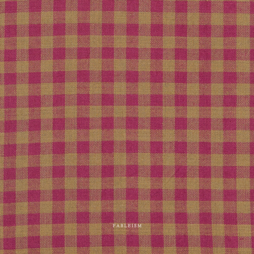 ** PREORDER **  Quarter Inch Gingham in Berry - Shadow Hill | Fableism