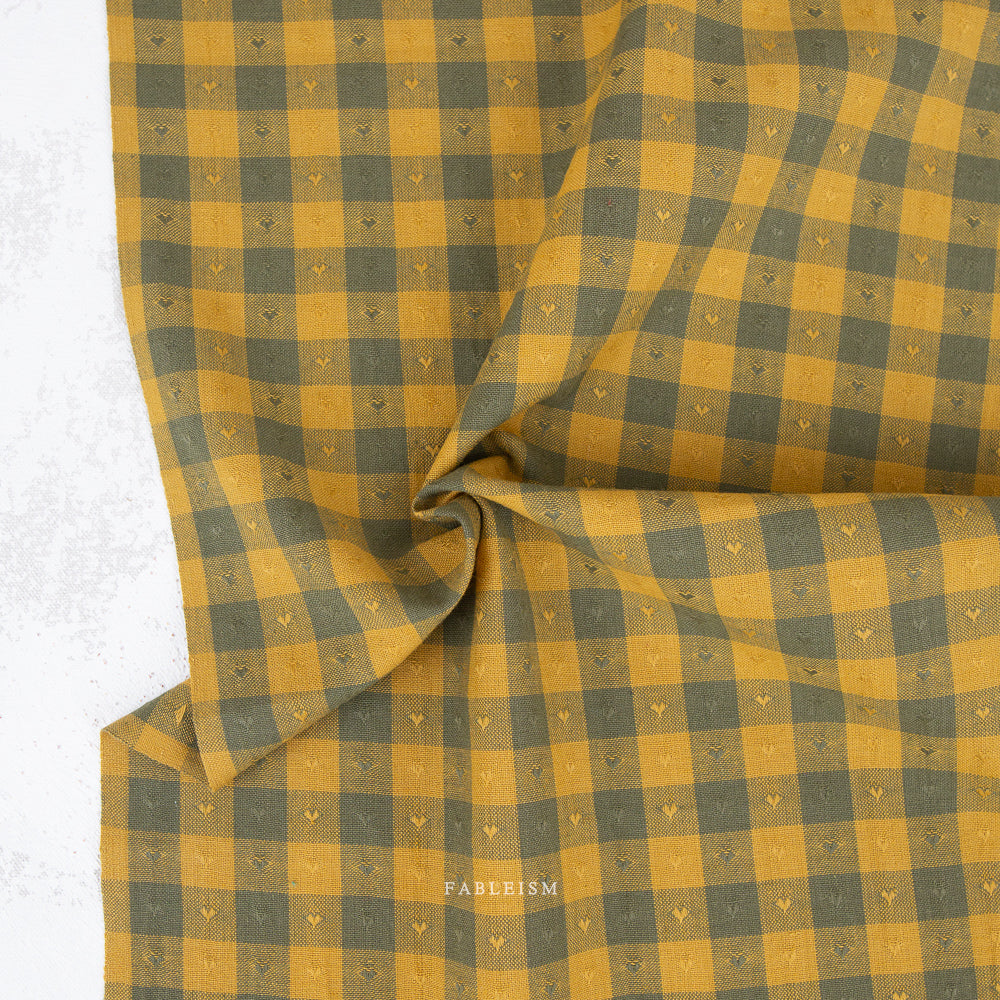 ** PREORDER **  Gingham Hearts in Moss - Shadow Hill | Fableism