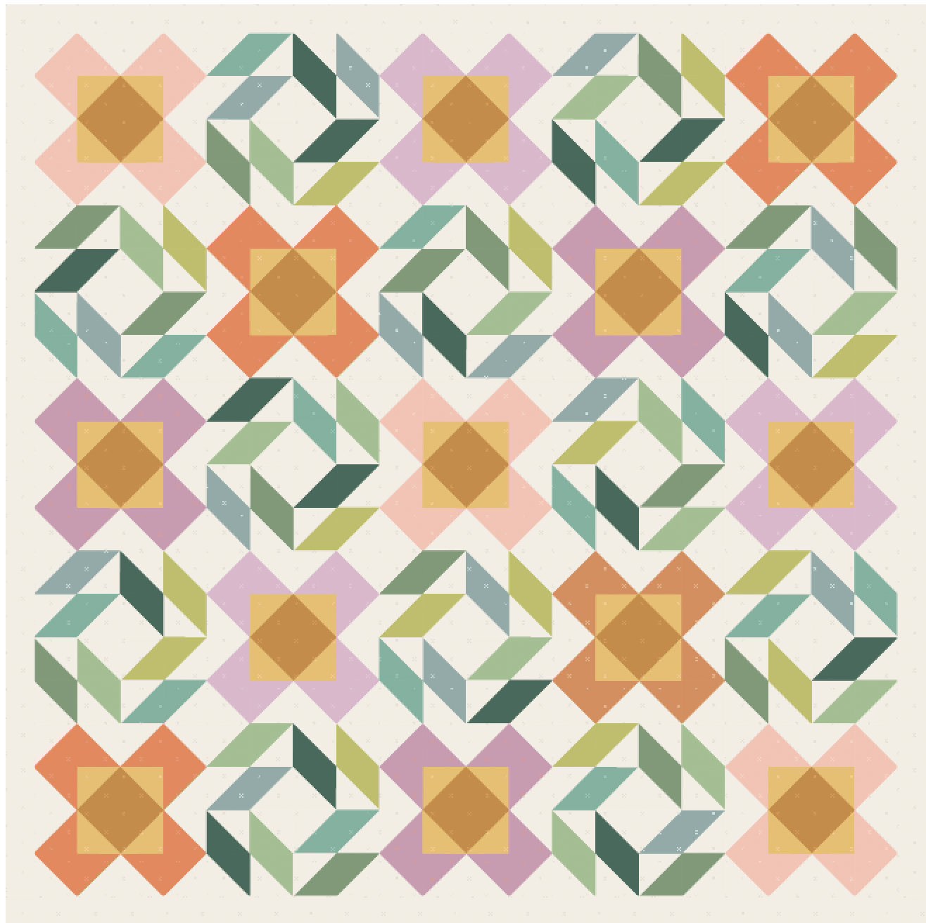 Tower Hill Quilt Pattern - PDF