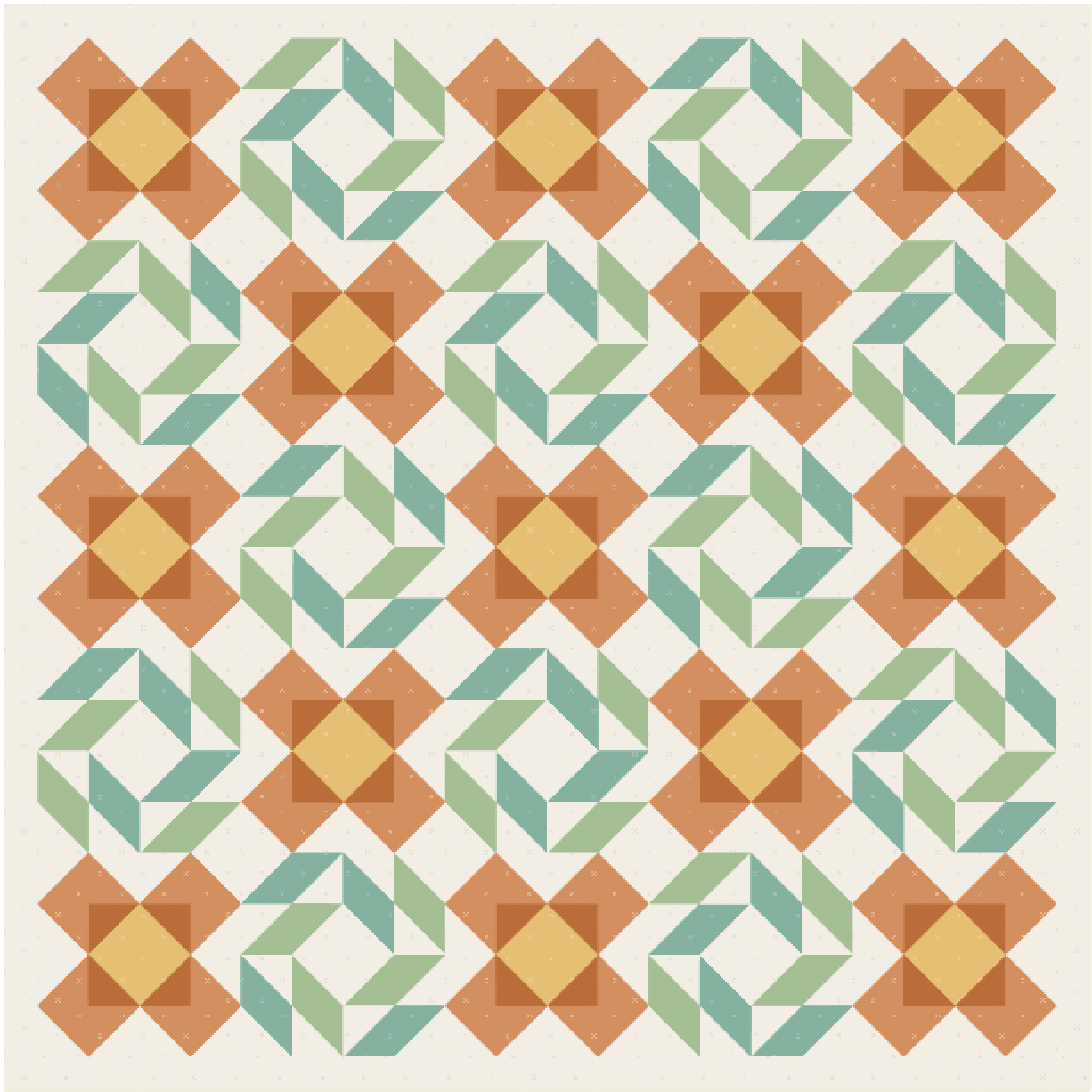 Tower Hill Quilt Pattern - PDF