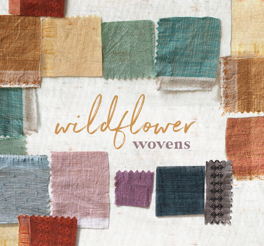 Slub in RAINSTORM - Wildflower Wovens by Suzy Quilts | AGF