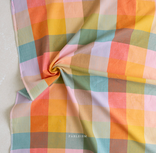 **PREORDER**  Wide Happy Checkers in BLOOM - Lumiére