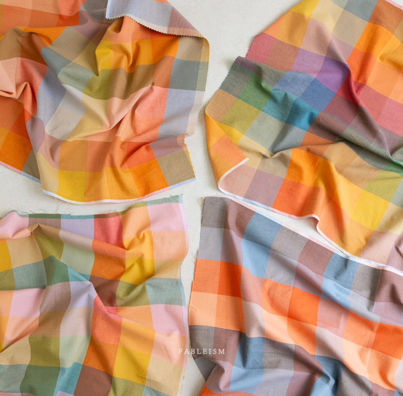 **PREORDER**  Wide Happy Checkers in BLOOM - Lumiére