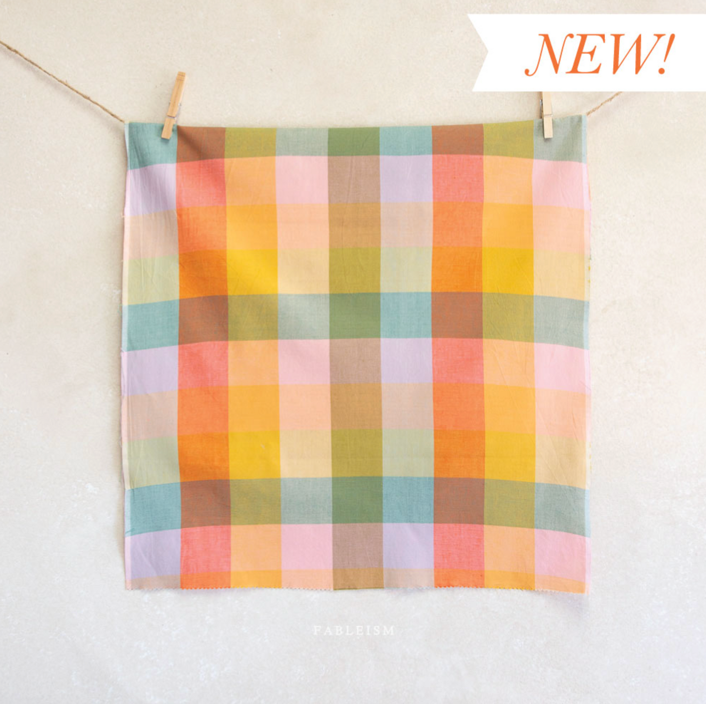 **PREORDER**  Wide Happy Checkers in BLOOM - Lumiére