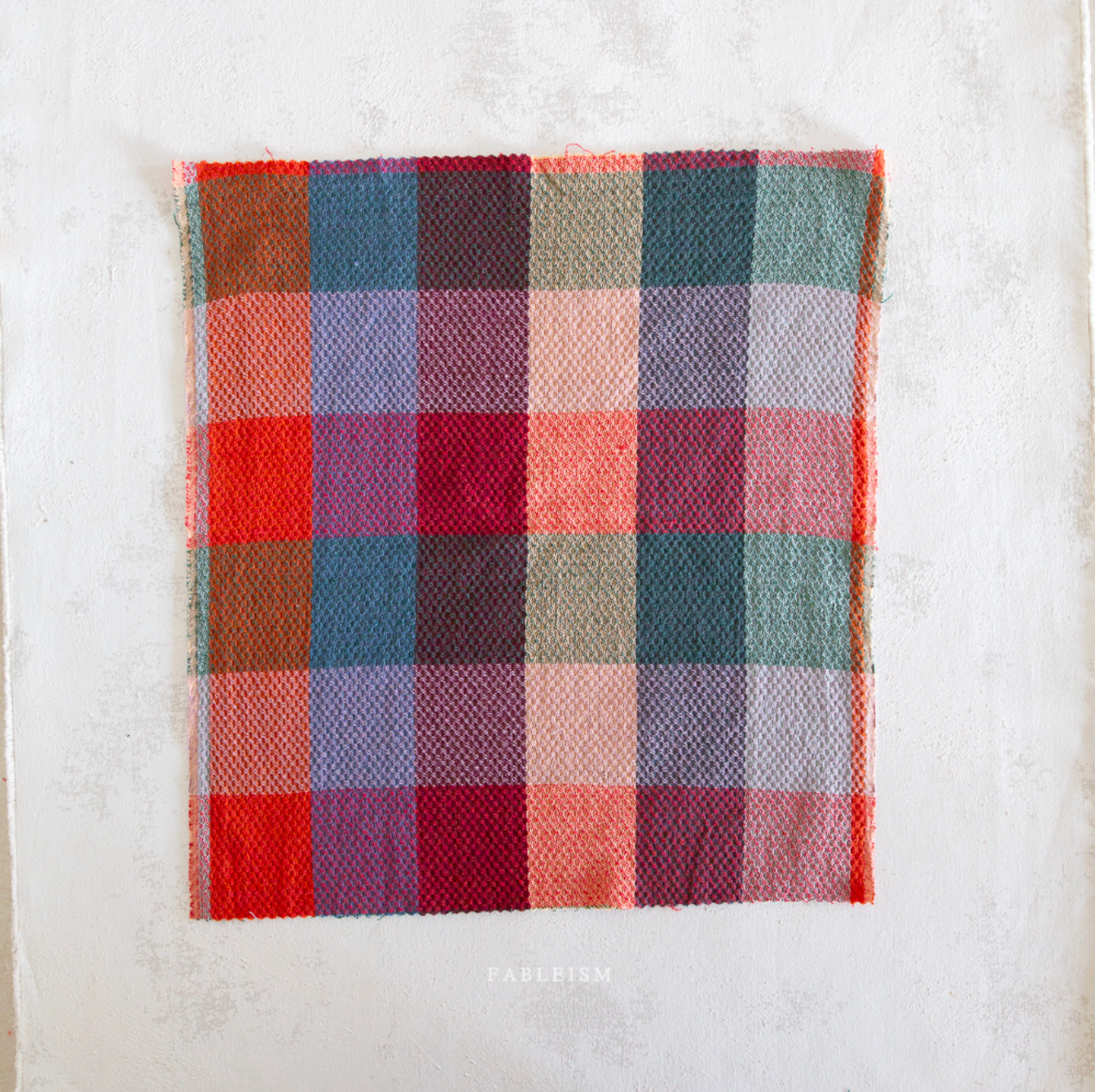 **PREORDER**  Waffle Happy Checkers in Sangria | Fableism