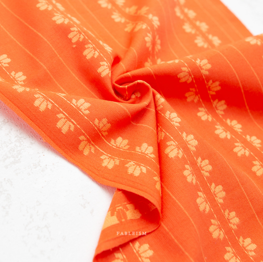 ** PREORDER **  Deco Stripe in Firecracker - Fine and Dandy Collection by Fableism Supply Co