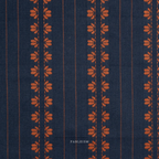 ** PREORDER **  Deco Stripe in Navy/Spice - Fine and Dandy Collection by Fableism Supply Co