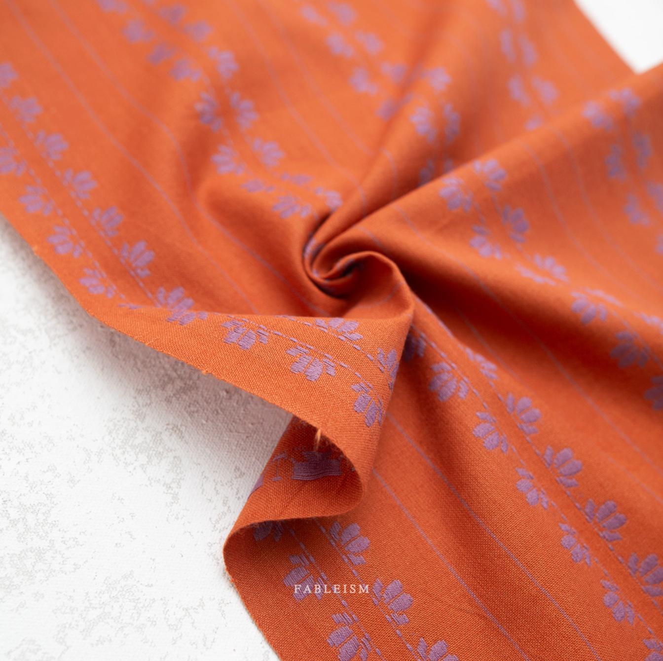 ** PREORDER **  Deco Stripe in Spice - Fine and Dandy Collection by Fableism Supply Co