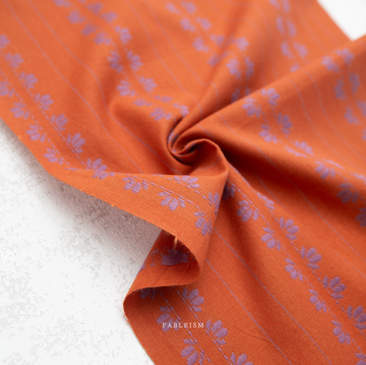 ** PREORDER **  Deco Stripe in Spice - Fine and Dandy Collection by Fableism Supply Co